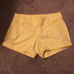 Yellow shorts